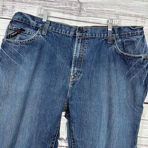 Ariat FR M4 Cat 2 Jeans Mens 44X34 Blue Cowboy Work Relaxed Boot Western